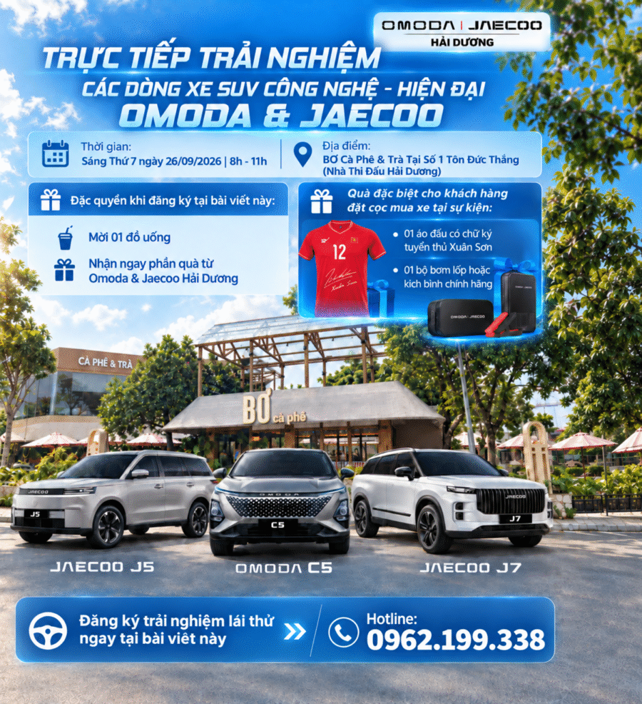 Lái thử Omoda & Jaecoo Hải Dương